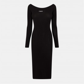 рокля,дамски,поли,и,рокли,off,white,off,scoop,dress,ld99,black,white