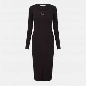рокля,дамски,поли,и,рокли,off,white,off,ribbed,dress,ld99,black,white