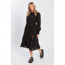 Influence Womens Midi Boho Dress - Black influence,women,s,midi,boho,dress,black