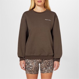 Блуза Sweaty Betty Women's Elevated Crew Sweatshirt - Dark Timber блуза,дамски,горнища,с,качулка,дамски,ежедневни,облекла,sweaty,betty,women's,elevated,crew,sweatshirt,dark,timber