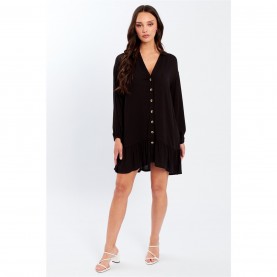 дамски,поли,и,рокли,influence,mini,smock,dres,ld99,black