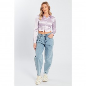 дамски,ризи,influence,satin,shirt,ld99,lilac