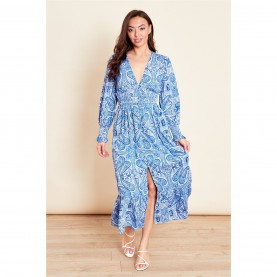 дамски,поли,и,рокли,violet,romance,shirrd,maxi,drs,ld99,blue