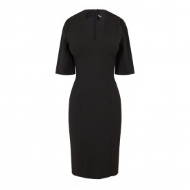 дамска,рокля,дамски,поли,и,рокли,boss,women,s,daleno,wrap,dress,black