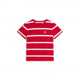 Тениска Tommy Hilfiger Tommy Scrpt SS Tee Ld62 - Red/ Calico тениска,дамски,топове,tommy,hilfiger,tommy,scrpt,ss,tee,ld62,red,calico