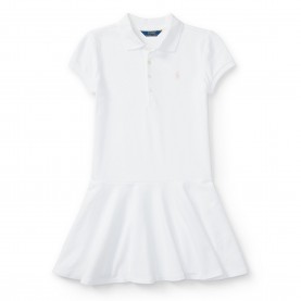 Рокля Polo Ralph Lauren Kids Dress - White рокля,polo,ralph,lauren,kids,dress,white