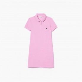 блуза,с,яка,детски,облекла,lacoste,polo,shirt,dress,pink,ixv
