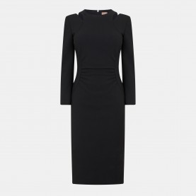 дамска,рокля,дамски,поли,и,рокли,boss,women,s,dadeka,wrap,dress,black