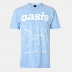 Дамска тениска Official Oasis T-Shirt Womens - Blu Illustratin дамска,тениска,дамски,топове,туризъм,official,oasis,t,shirt,womens,blu,illustratin