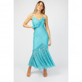 Дамска рокля Little Mistress Womens Maxi Dress - Turquoise дамска,рокля,дамски,поли,и,рокли,little,mistress,women,s,maxi,dress,turquoise