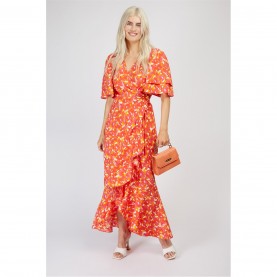 дамски,поли,и,рокли,little,mistress,maxi,d,ld99,red,pink,flrl