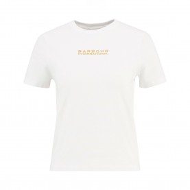 Дамска тениска Barbour International Womens Devin T-Shirt - White дамска,тениска,дамски,топове,barbour,international,womens,devin,t,shirt,white