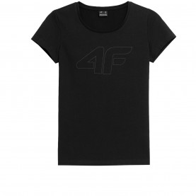 дамска,тениска,дамски,тениски,дамски,топове,4f,big,logo,t,shirt,womens,black