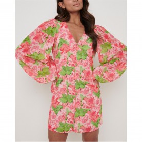 рокля,дамски,поли,и,рокли,pretty,lavish,women's,p.,naya,chiffon,mini,dress,floral