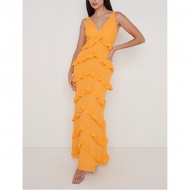 рокля,дамски,поли,и,рокли,pretty,lavish,women's,p,paige,maxi,dress,tangerine