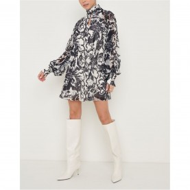 рокля,дамски,поли,и,рокли,pretty,lavish,women's,p,romy,chiffon,mini,dress,floral,print