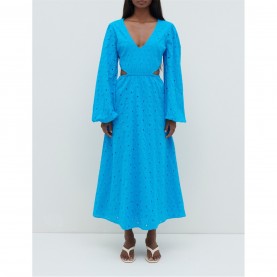рокля,дамски,поли,и,рокли,pretty,lavish,women's,midaxi,cut,out,dress,santorini,blue