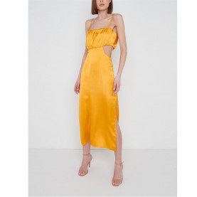 рокля,дамски,поли,и,рокли,pretty,lavish,women's,cut,out,dress,tangerine