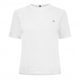 дамска,тениска,дамски,топове,tommy,hilfiger,women,s,boxy,interl,t,shirt,ecru
