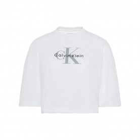 Calvin Klein Jeans CKJ Boxy Crp T Ld62 - Bright White дамски,топове,calvin,klein,jeans,ckj,boxy,crp,t,ld62,bright,white