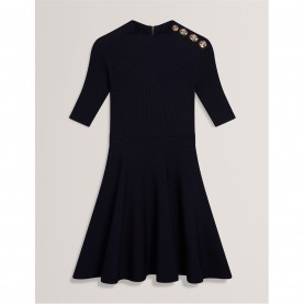 дамски,поли,и,рокли,ted,baker,ted,knit,skater,drs,ld99,navy