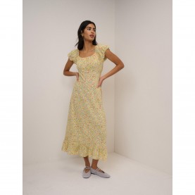 рокля,дамски,поли,и,рокли,nobodys,child,nc,jemima,midi,dress,yellow