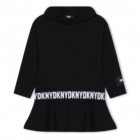 рокля,детски,облекла,dkny,dkny,hd,sweat,dress,jn34,black,09b