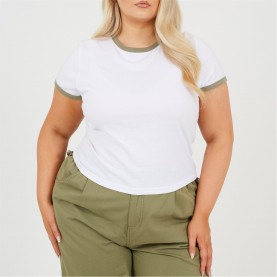 тениска,дамски,тениски,дамски,топове,brave,soul,ps,ss,tee,ld99,white,khaki
