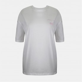 Тениска USA Pro Women's Graphic Cotton Short Sleeve Oversized T-Shirt - Cherry Graphic тениска,дамски,тениски,дамски,топове,дамски,горнища,размер+,дамски,облекла,размер,usa,pro,women's,graphic,cotton,short,sleeve,oversized,t,shirt,cherry,grap