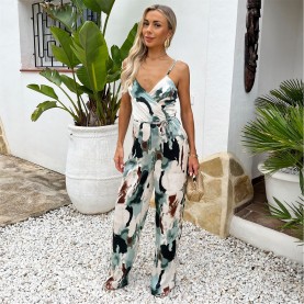 дамски,летни,гащеризони,ax,paris,multi,smudge,print,strappy,cowl,neck,jumpsuit,multi