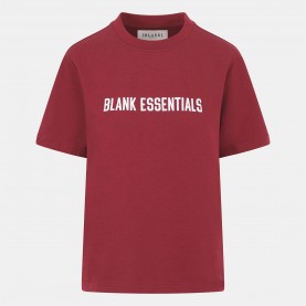 Дамска тениска Blank Essentials Womens E College Cotton Short Sleeve Oversized T-Shirt - Burgundy дамска,тениска,blank,essentials,women,s,e,college,cotton,short,sleeve,oversized,t,shirt,burgundy