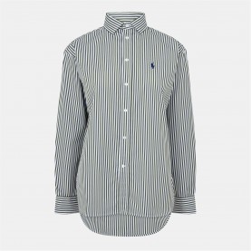 Риза с дълъг ръкав POLO RALPH LAUREN Women's Ramsy Long Sleeve Oxford Shirt - OLIVE WHT риза,с,дълъг,ръкав,дамски,ризи,polo,ralph,lauren,women's,ramsy,long,sleeve,oxford,shirt,olive,wht
