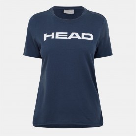 Дамска тениска HEAD Club Lucy T-Shirt Womens - Blue дамска,тениска,дамски,тениски,дамски,топове,дамски,горнища,размер+,дамски,облекла,размер,head,club,lucy,t,shirt,womens,blue