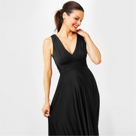 рокля,дамски,поли,и,рокли,biba,deep,v,maxi,dress,black