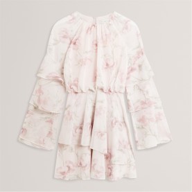 дамски,поли,и,рокли,ted,baker,ted,tiered,minidress,ld62,pl,pink