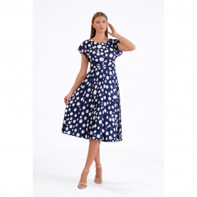 рокля,дамски,поли,и,рокли,дамски,облекла,размер,ella,boo,ella,polka,dot,pleated,midi,dress,in,stone,or,navy,navy