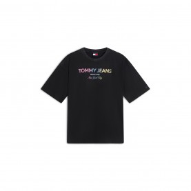 тениска,дамски,топове,tommy,jeans,women's,oversized,fit,t,shirt,black