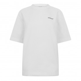 Тениска OFF WHITE Off Arrow Skate Tee Ld61 - White тениска,дамски,топове,off,white,off,arrow,skate,tee,ld61,white