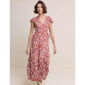 рокля,дамски,поли,и,рокли,nobodys,child,bree,midi,dress,red