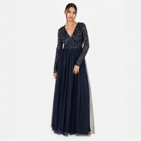 Maya Deluxe Maya De Wp Maxi Ld99 - Navy дамски,поли,и,рокли,maya,deluxe,maya,de,wp,maxi,ld99,navy