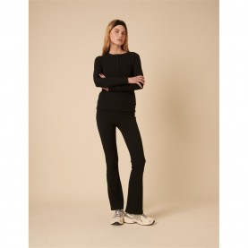 Тениска Nobodys Child NC Henley Tee Ld99 - Black тениска,дамски,топове,nobodys,child,nc,henley,tee,ld99,black