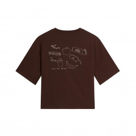 Дамска тениска The North Face TNF Hike Picnic Boxy Graphic Tee Womens - Dark Chestnut дамска,тениска,дамски,топове,the,north,face,tnf,hike,picnic,boxy,graphic,tee,womens,dark,chestnut