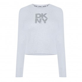 дамски,топове,dkny,dkny,logo,l,sleeve,ld00,heather,silver