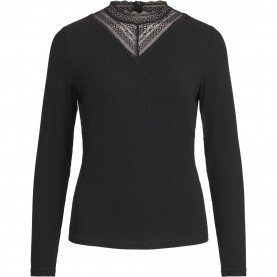 фланелка,с,дълъг,ръкав,дамски,топове,vila,long,sleeve,top,black