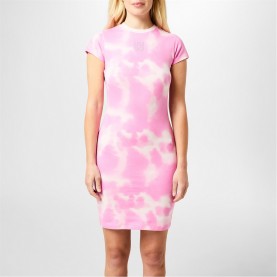 тениска,дамски,поли,и,рокли,hugo,nabilla,t,shirt,dress,medium,pink