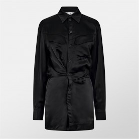 рокля,дамски,поли,и,рокли,off,white,twist,shirt,dress,black