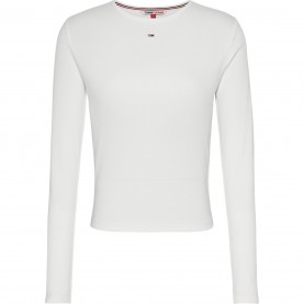 дамски,тениски,tommy,jeans,tjw,bby,essential,rib,ls,white