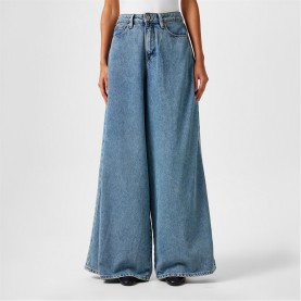 дънки,дамски,дънки,good,american,panelled,wide,leg,jeans,indigo682