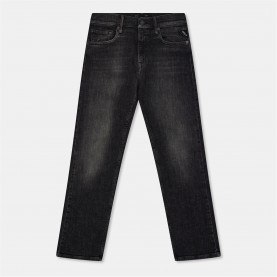Дънки REPLAY Kids' Thad Slim Fit Jeans - Black Wash 097 дънки,детски,3/4,панталони,replay,kids',thad,slim,fit,jeans,black,wash,097