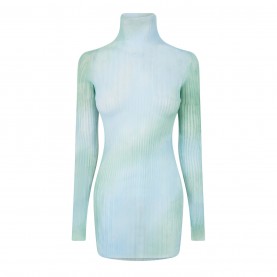 рокля,дамски,поли,и,рокли,off,white,tie,dye,long,sleeve,mini,dress,light,blue